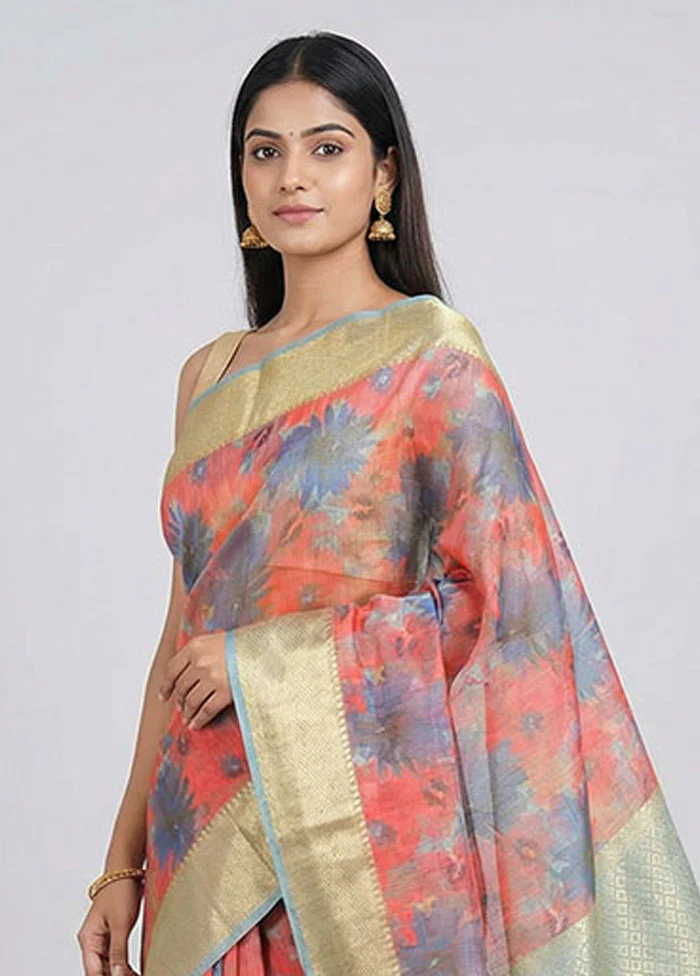 Purple Kanjivaram Silk Saree With Blouse Piece - Image 2