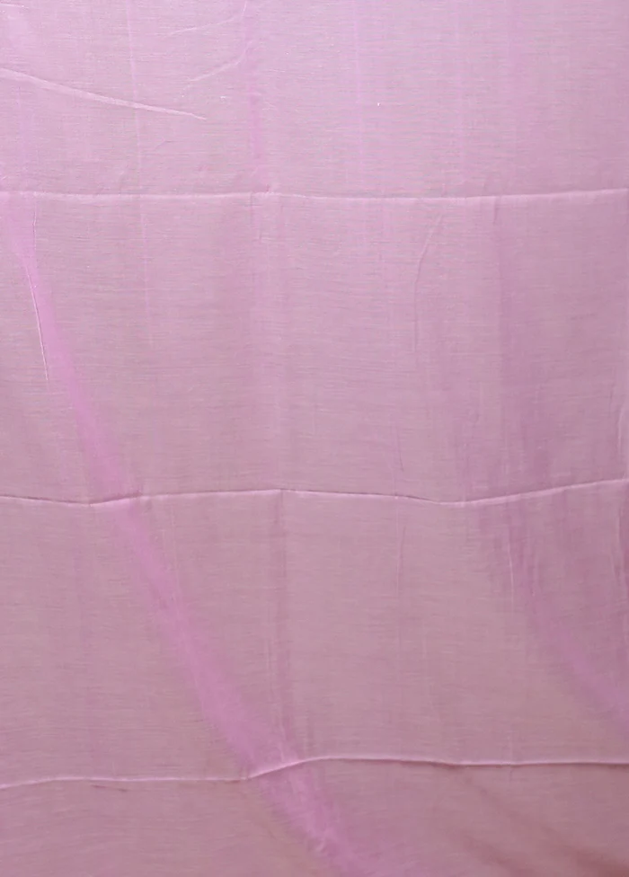 Purple Matka Silk Saree With Blouse Piece - Image 5