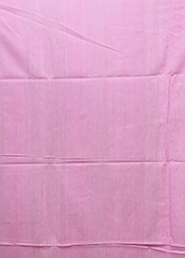 Purple Matka Silk Saree With Blouse Piece - Image 5