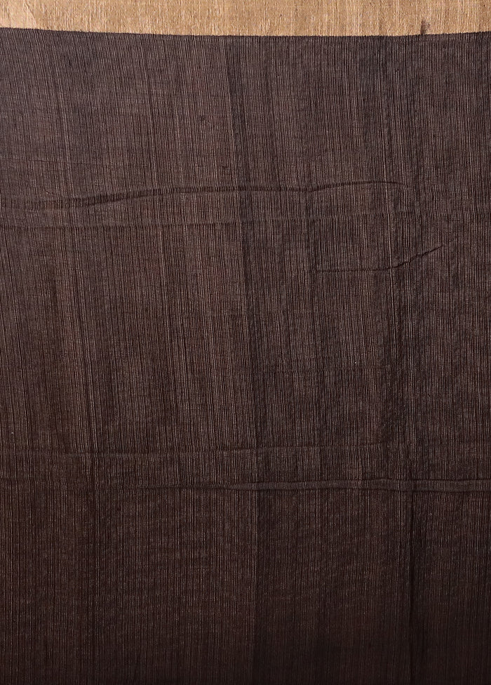 Purple Matka Silk Saree With Blouse Piece - Image 5