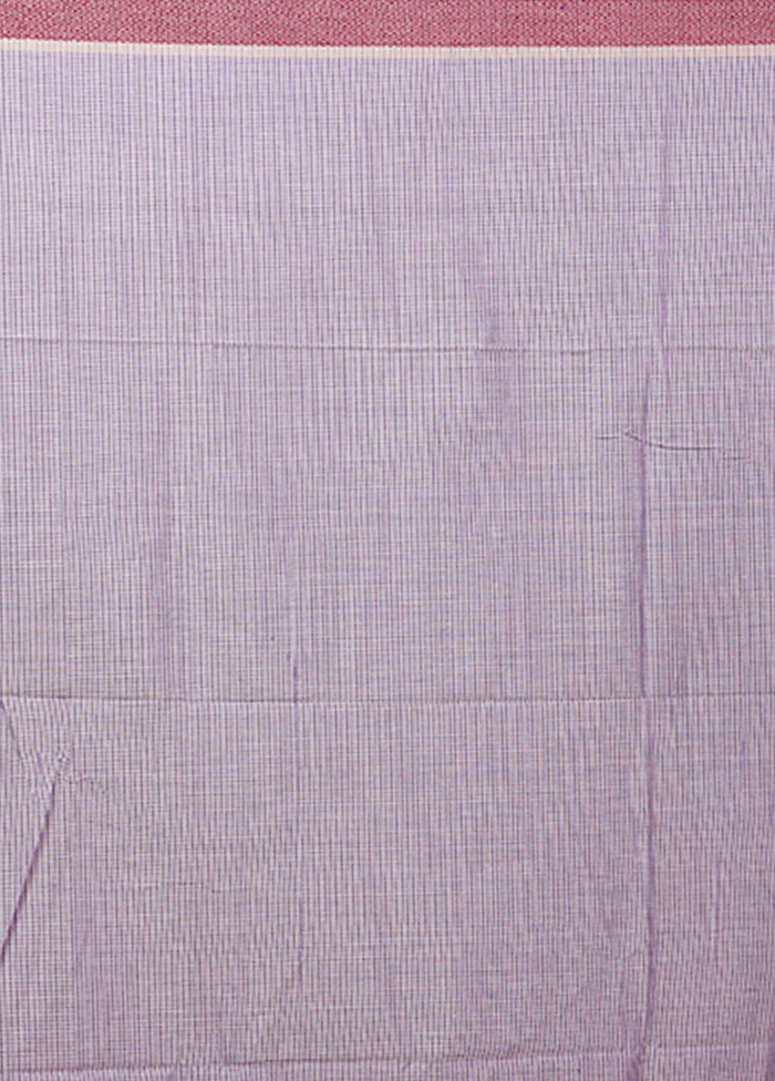 Purple Matka Silk Saree With Blouse Piece - Image 5