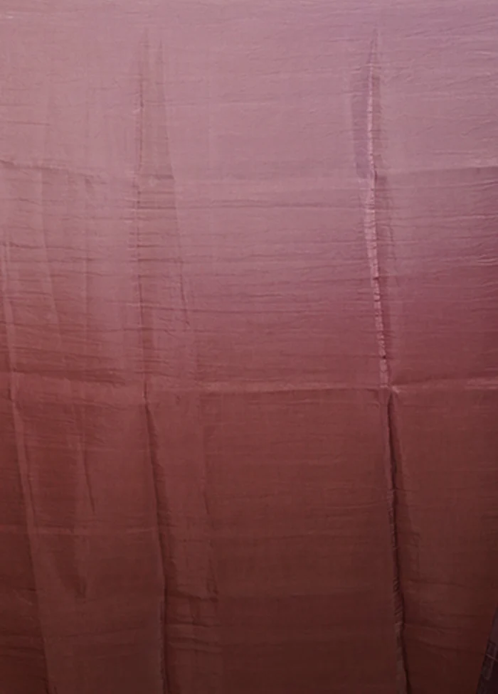 Purple Tissue Silk Saree With Blouse Piece - Image 5