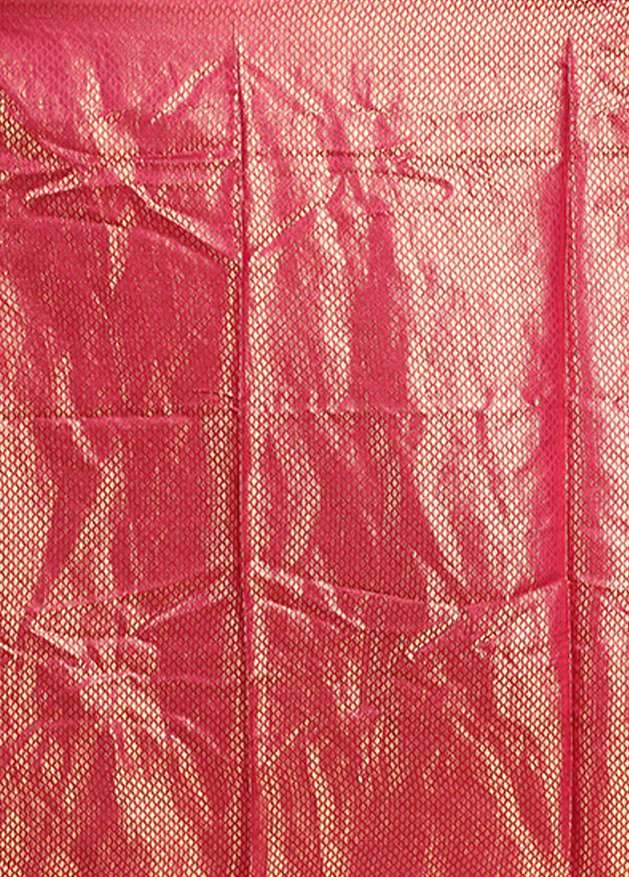 Purple Tussar Silk Saree With Blouse Piece - Image 5