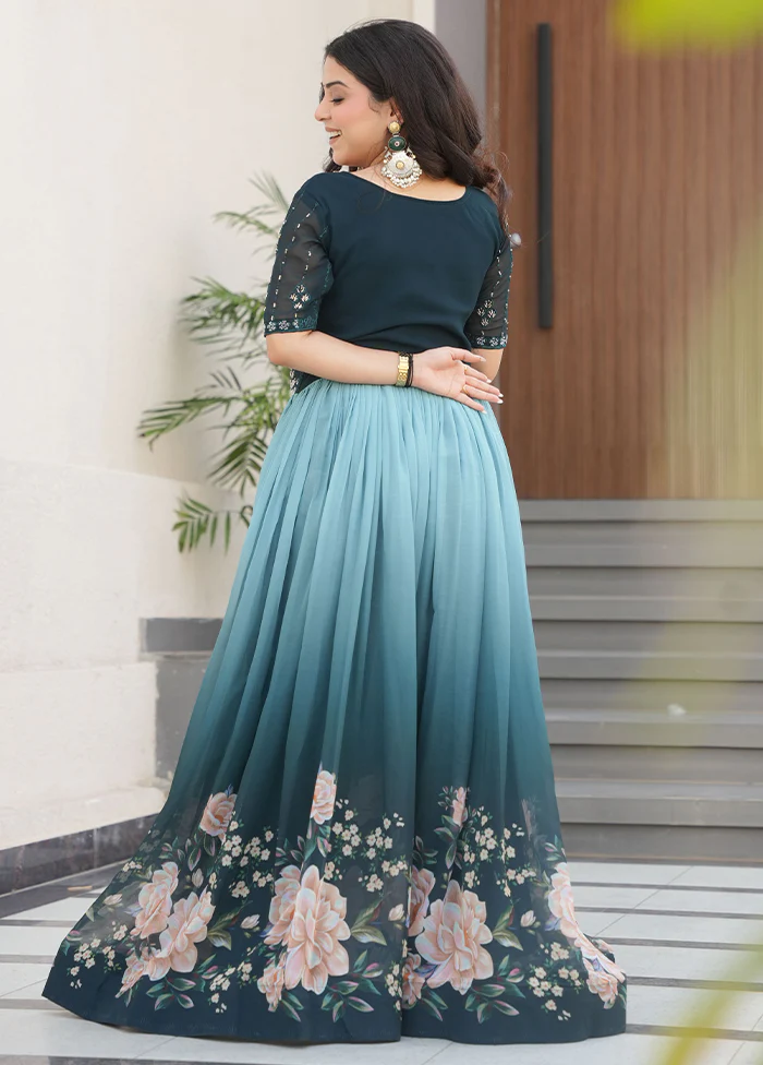 Rama Readymade Georgette Indian Dress - Image 3