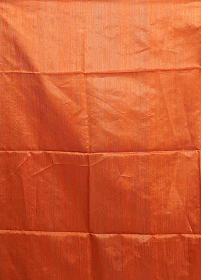 Red Handloom Matka Pure Silk Saree With Blouse Piece - Image 5