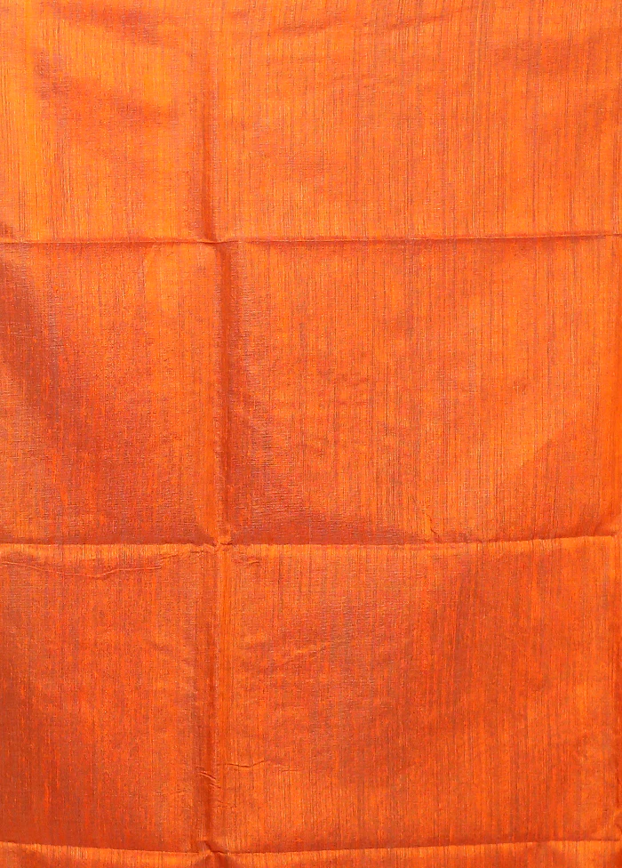 Red Handloom Matka Pure Silk Saree With Blouse Piece - Image 5