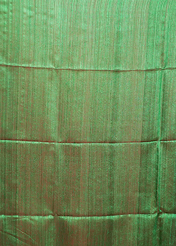 Red Handloom Matka Pure Silk Saree With Blouse Piece - Image 5