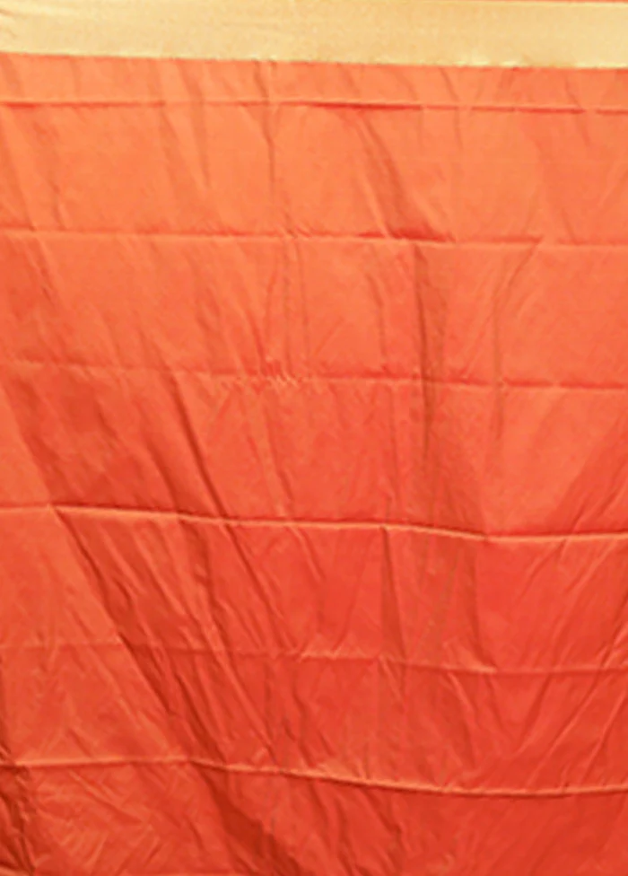 Red Kanjivaram Silk Saree With Blouse Piece - Image 5