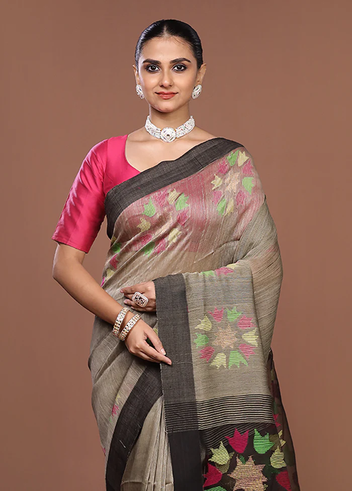 Red Matka Silk Saree With Blouse Piece