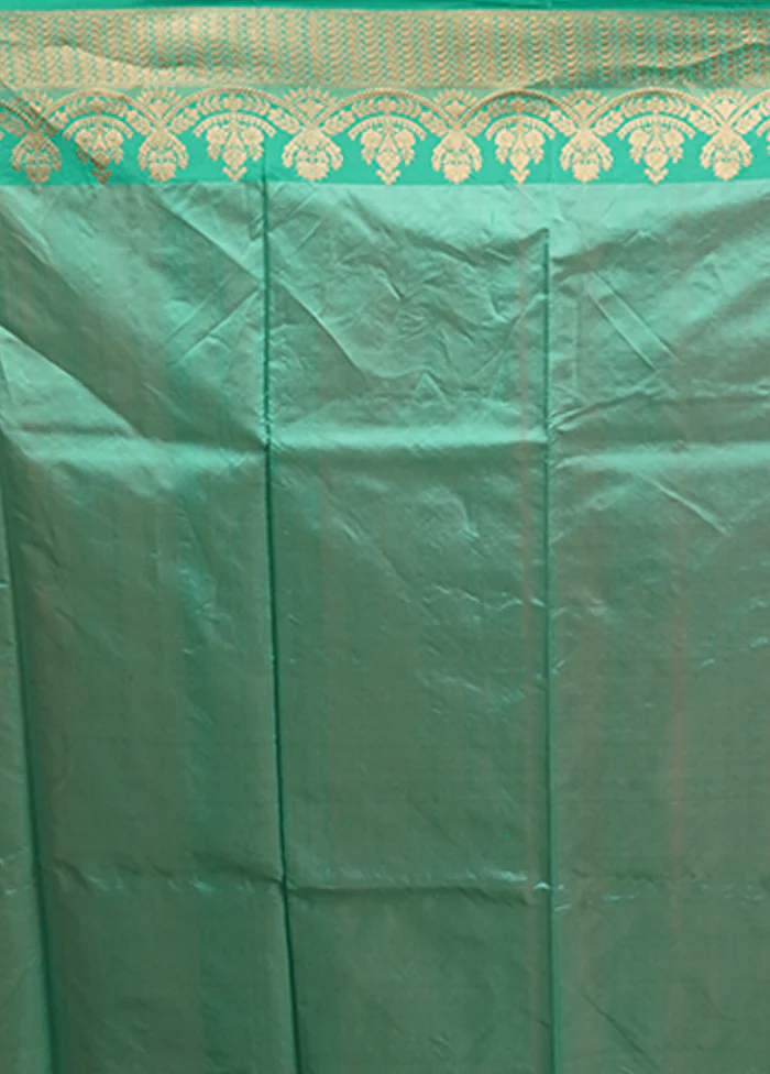 Rust Handloom Katan Pure Silk Saree With Blouse Piece - Image 5