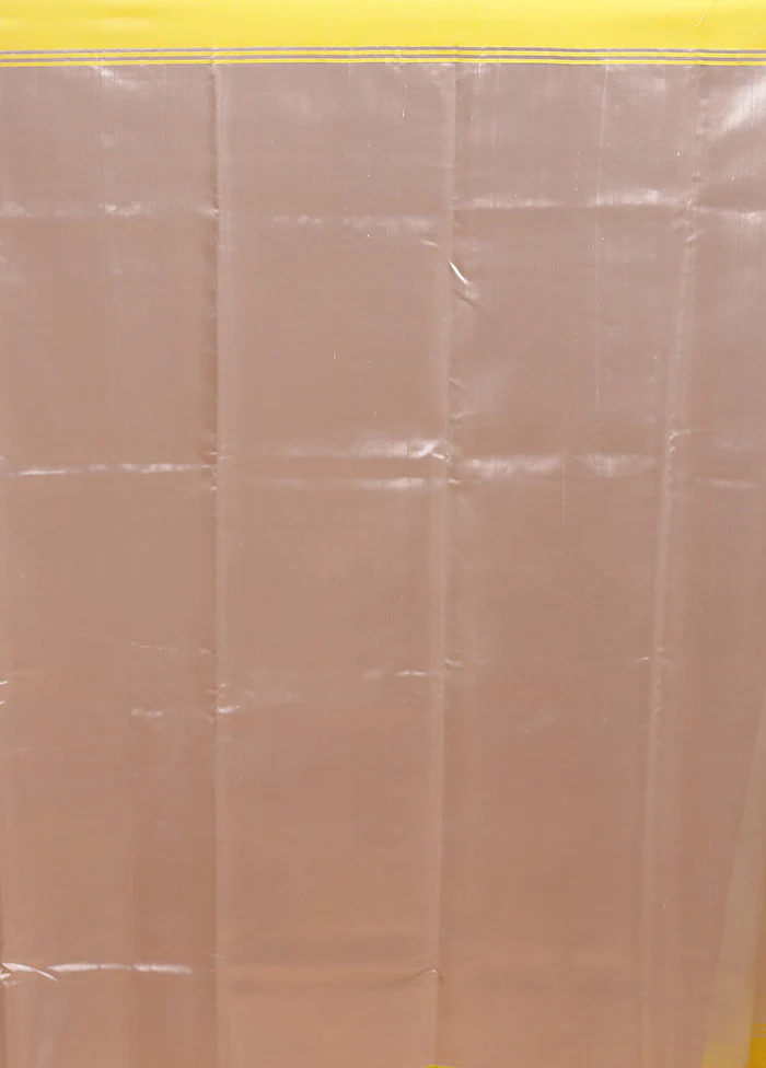 White Handloom Chanderi Pure Cotton Saree With Blouse Piece - Image 5