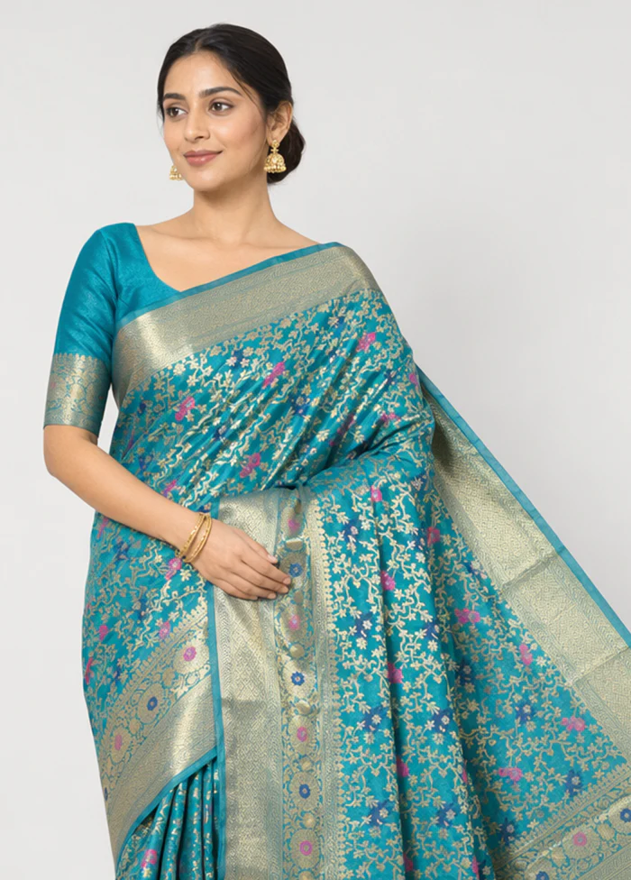 Wine Dupion Silk Saree With Blouse Piece - Image 2