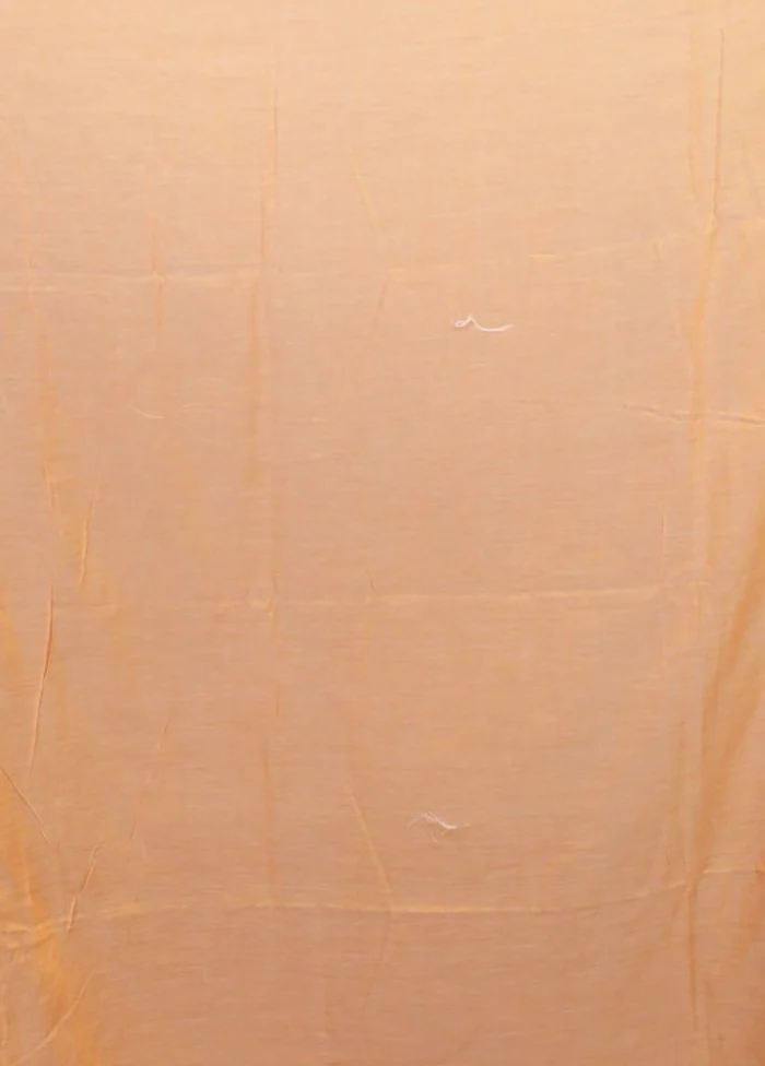 Yellow Matka Silk Saree With Blouse Piece - Image 5