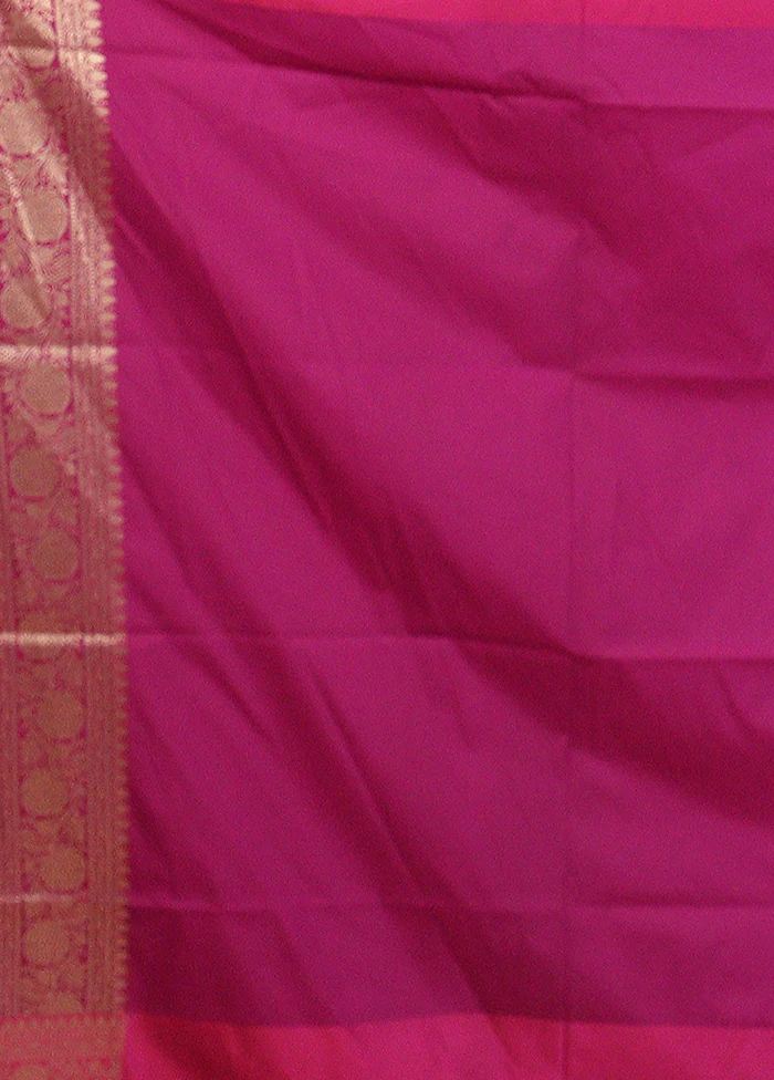 Yellow Tissue Silk Saree With Blouse Piece - Image 5